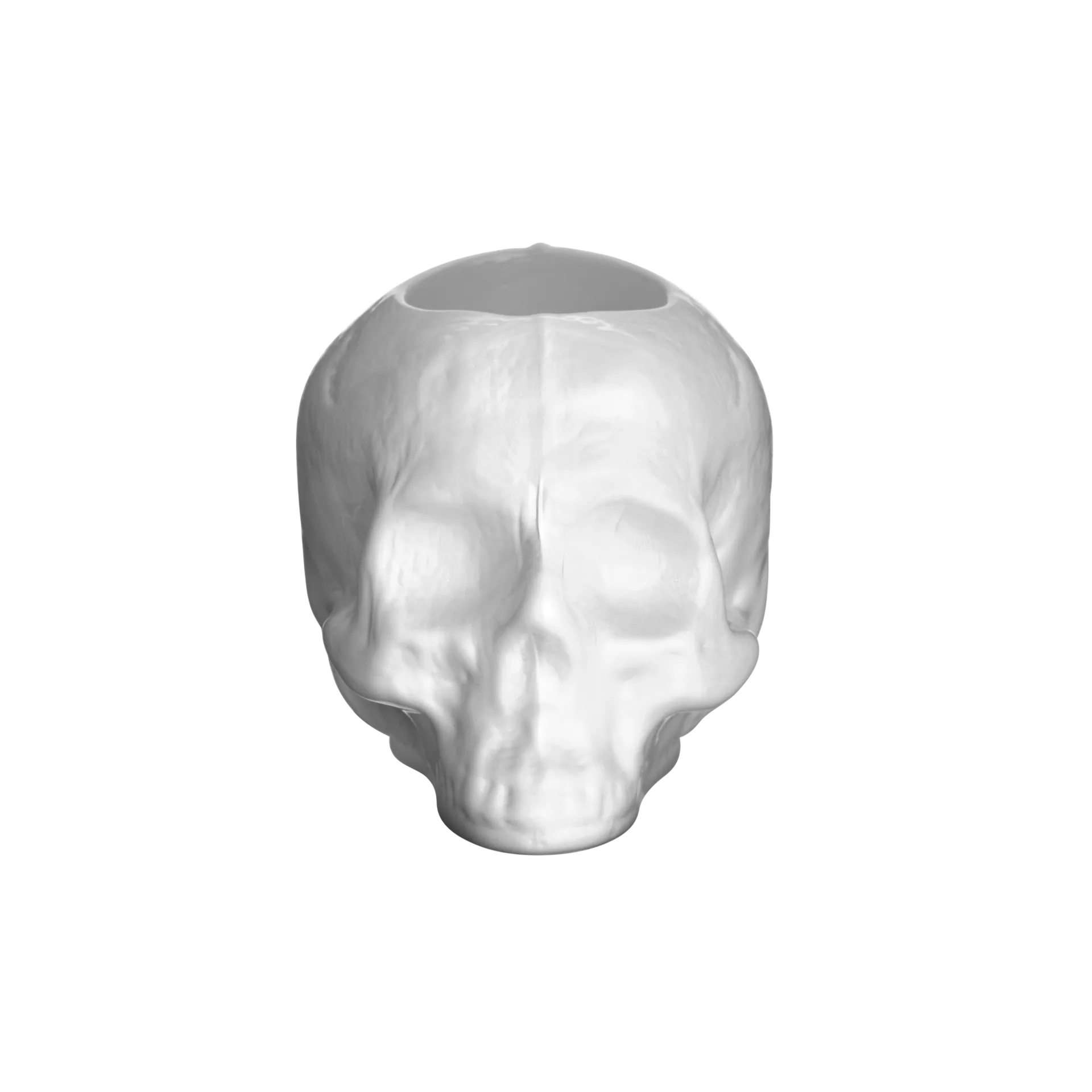 Kosta Boda Still Life Skull Ljuslykta - Ljuslyktor Kristallglas Vit