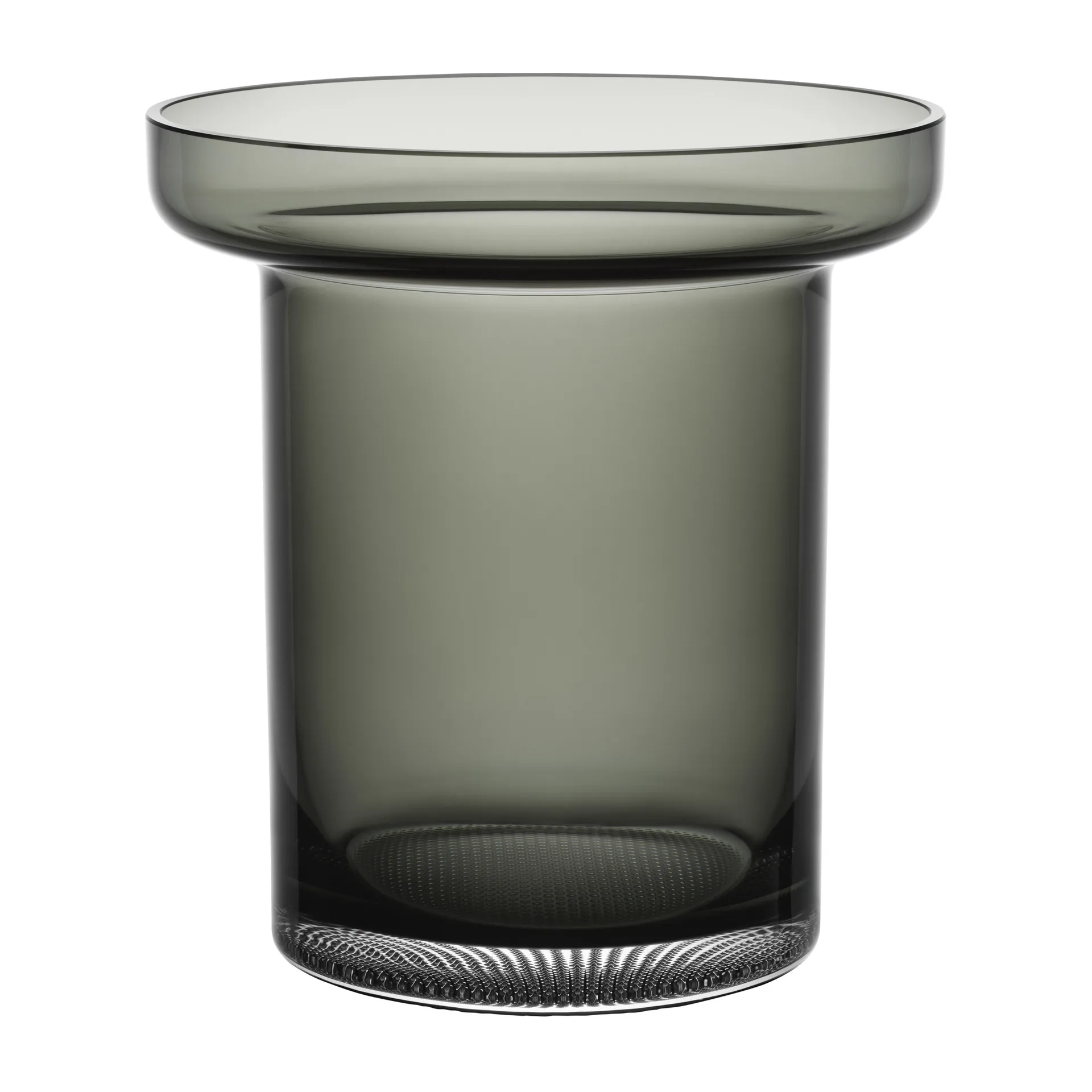 Kosta Boda Vase Limelight Tulip 19,5cm Gris fumé