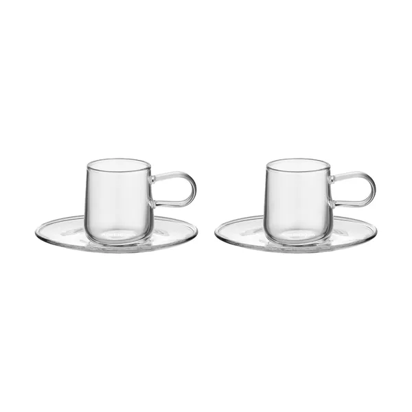 Viva espressokopp med fat 8 cl 2-pack, Klar