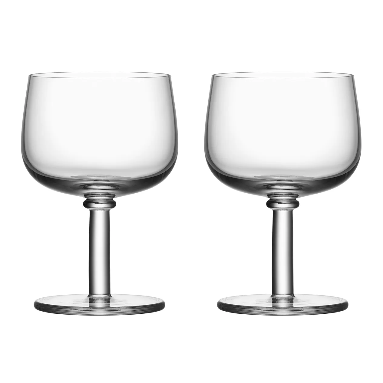 Kosta Boda Viva glas på fod 35 cl 2-pak Klar