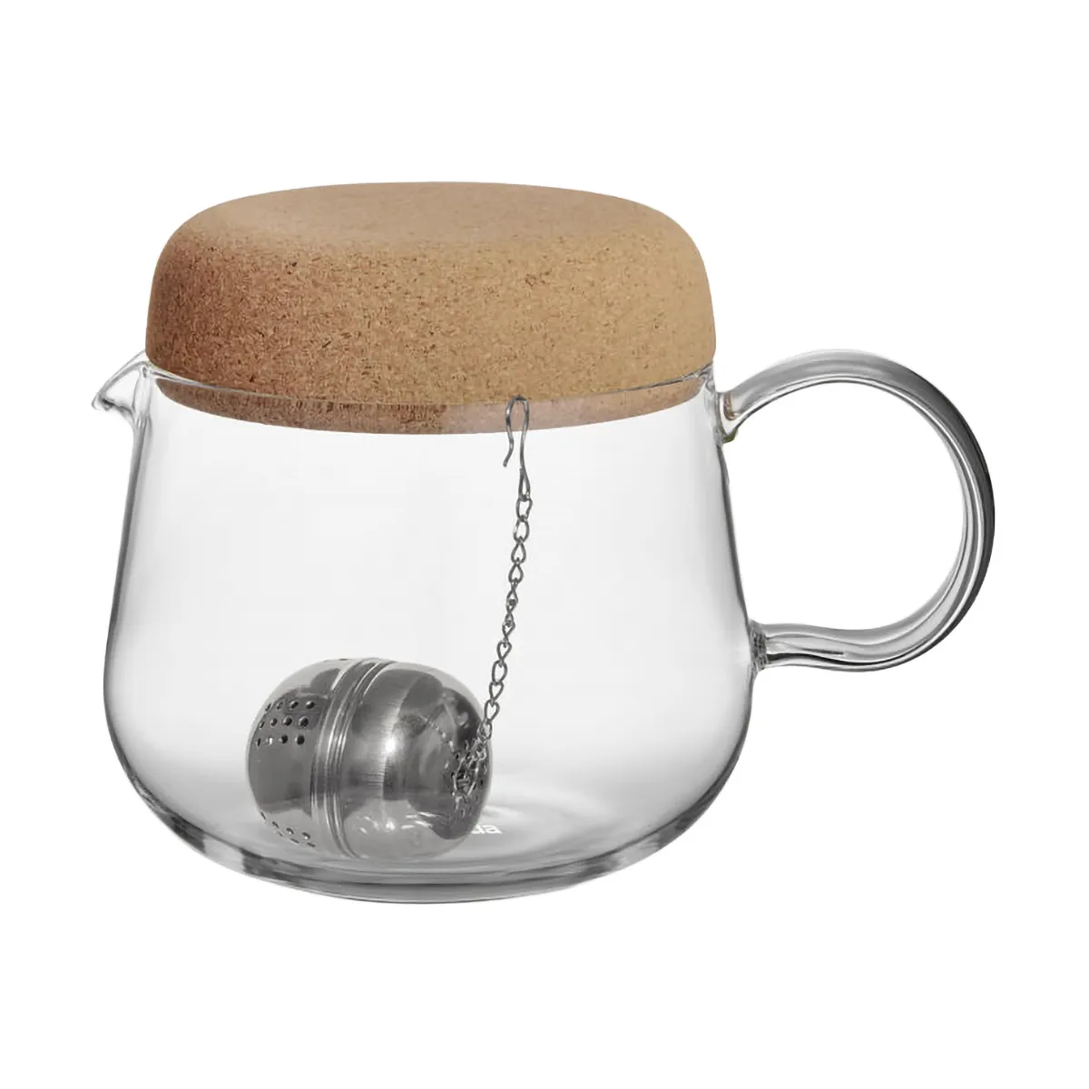 Kosta Boda Viva tekanne med korklokk 1,2 L Klar