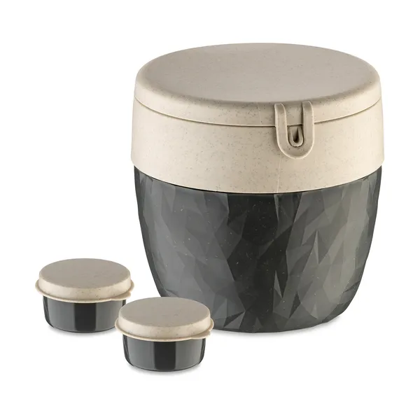 Bentobox lunchlåda L, Nature ash