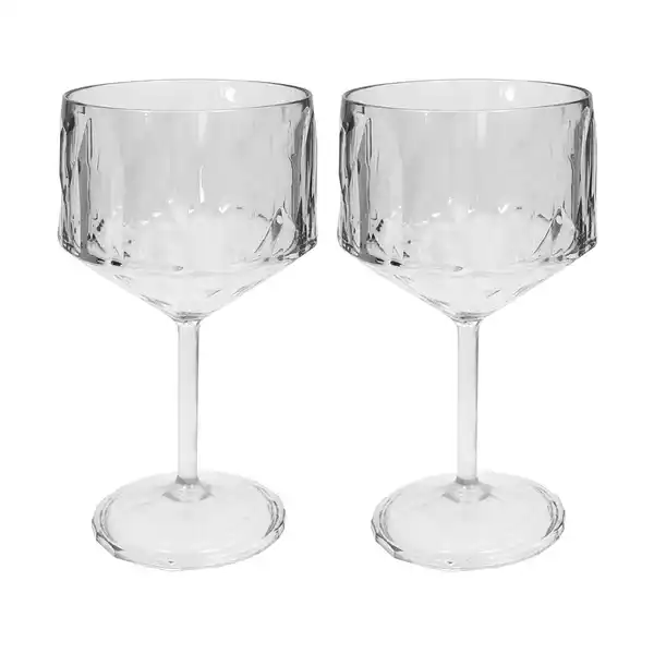Club No. 15 drinkglas plast 40 cl 2-pack, Kristallklar
