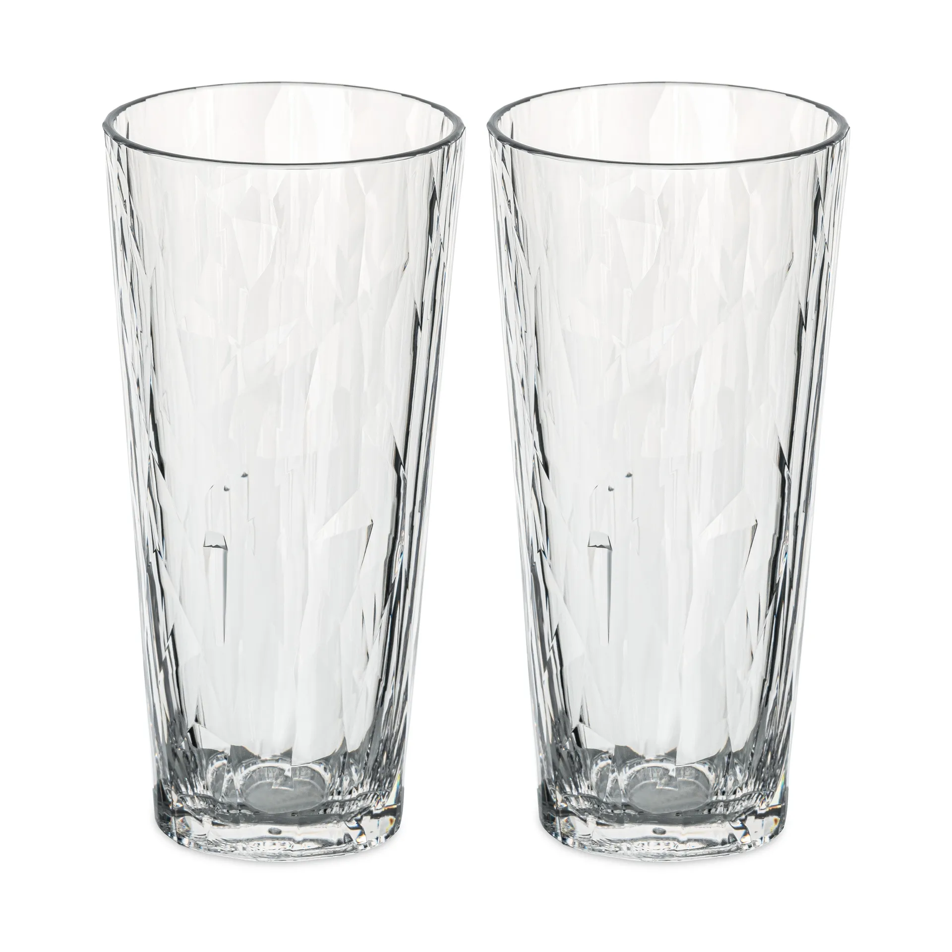 Koziol Club No. 19 drikkeglas plast 25 cl 2-pak Krystalklar