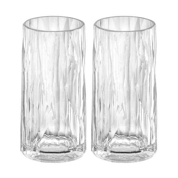 Club No. 8 dricksglas plast 30 cl 2-pack, Kristallklar