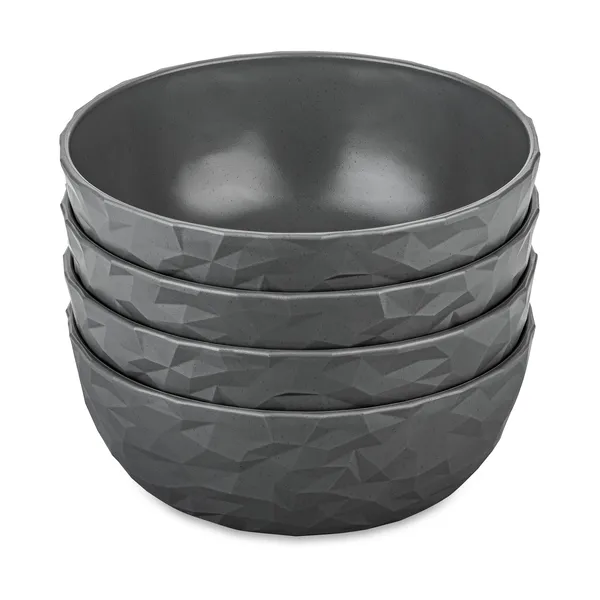 Club skål Ø16,2 cm 4-pack biocirkulär termoplast, Nature ash