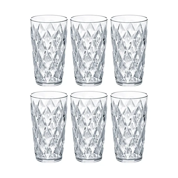 Crystal L glas 6-pack, Kristallglas