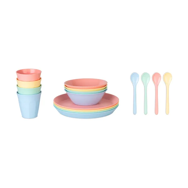 Nora Macarons servisset 16 delar, Multi