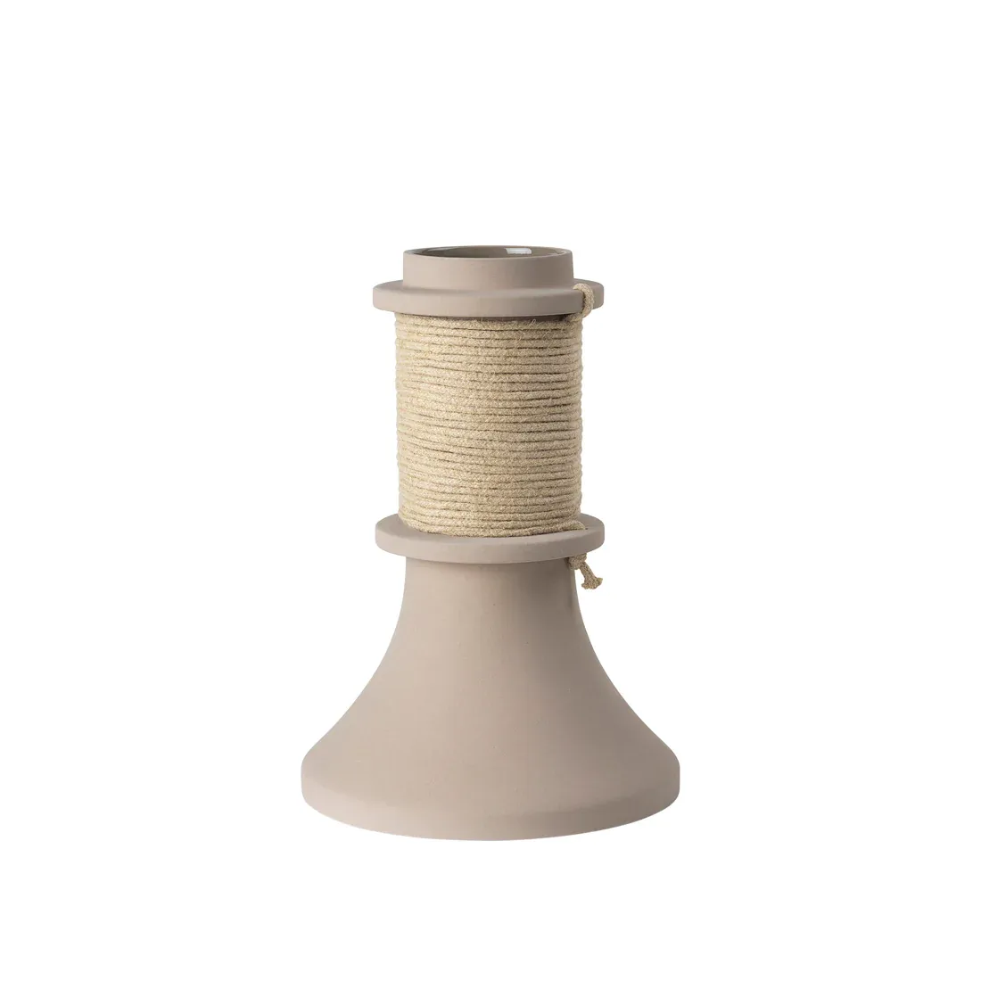 Kristina Dam Studio Rope vase 32,5 cm Stentøjs-beige