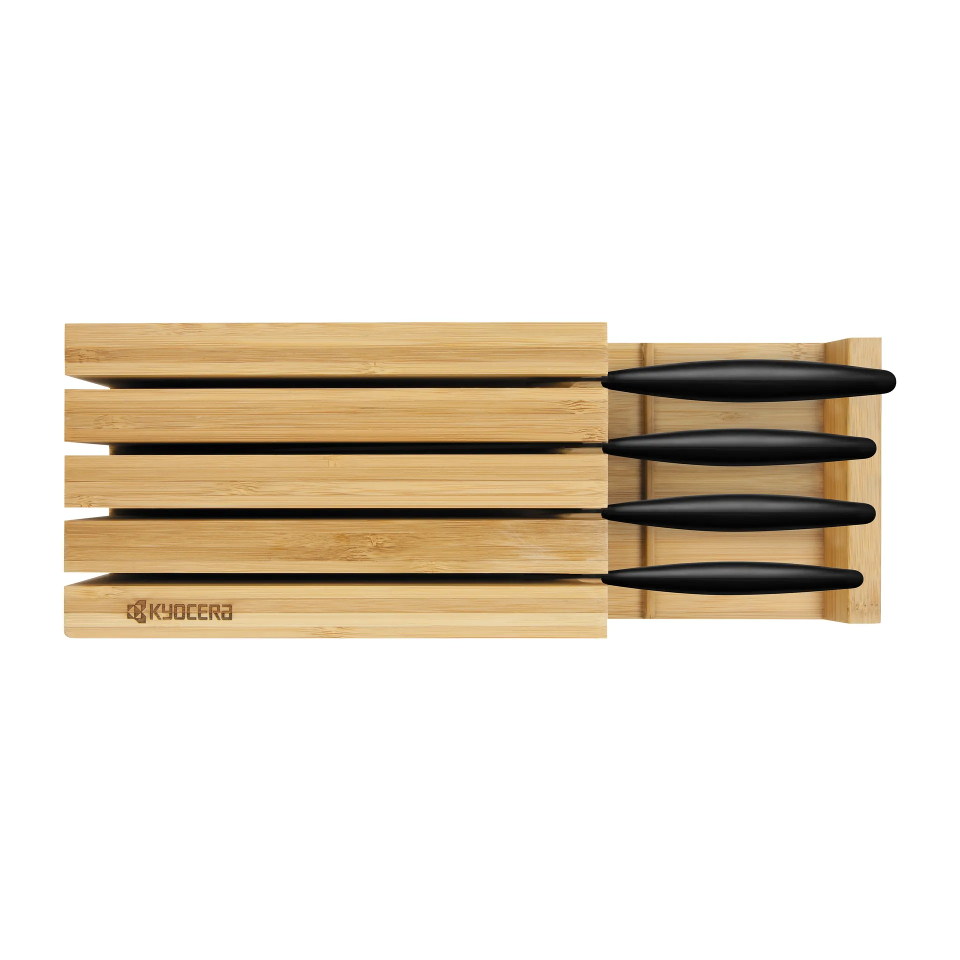 Kyocera Kyocera knivblock bambu f&ouml;r 4 knivar 34 cm