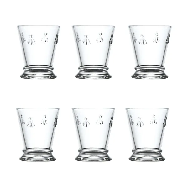 Abeille dricksglas 19 cl 6-pack, Klar