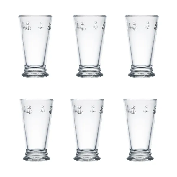 Abeille drinkglas 46 cl 6-pack, Klar