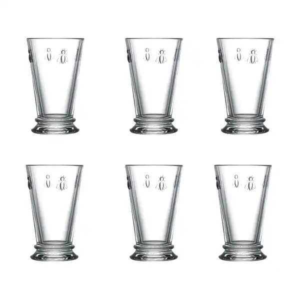 Abeille longdrinkglas 31 cl 6-pack, Klar