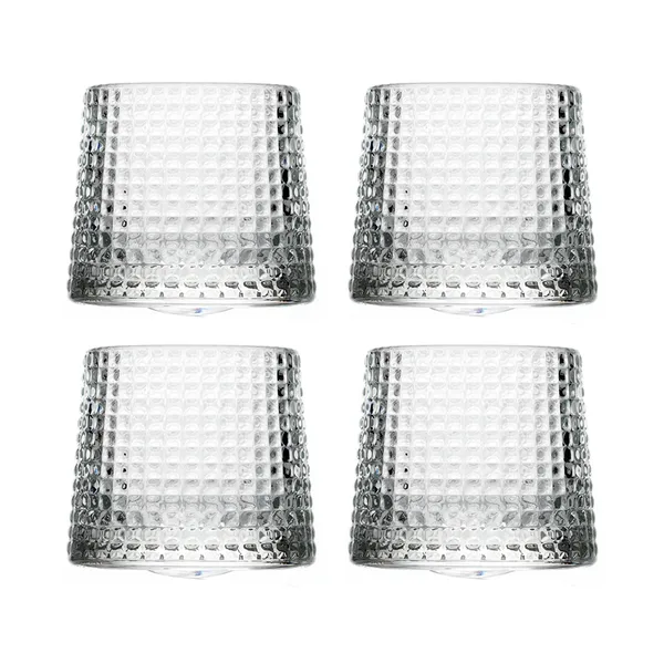 Blossom whiskyglas 16 cl 4-pack, Klar