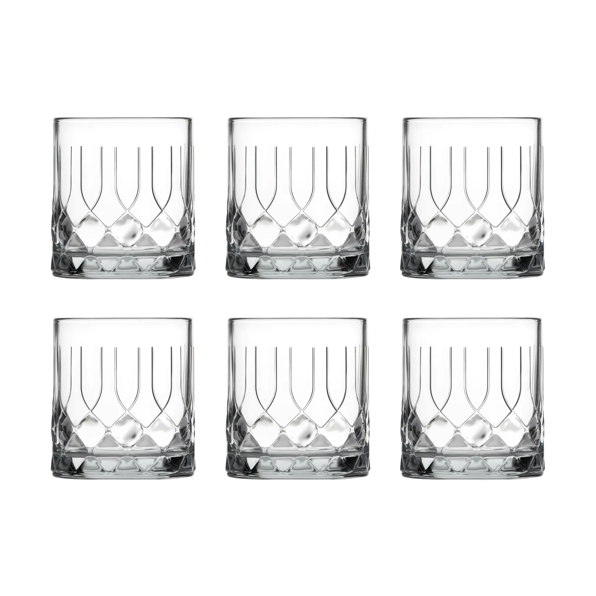 La Roch&egrave;re Chicago tumbler whiskyglas 6-pack 34 cl