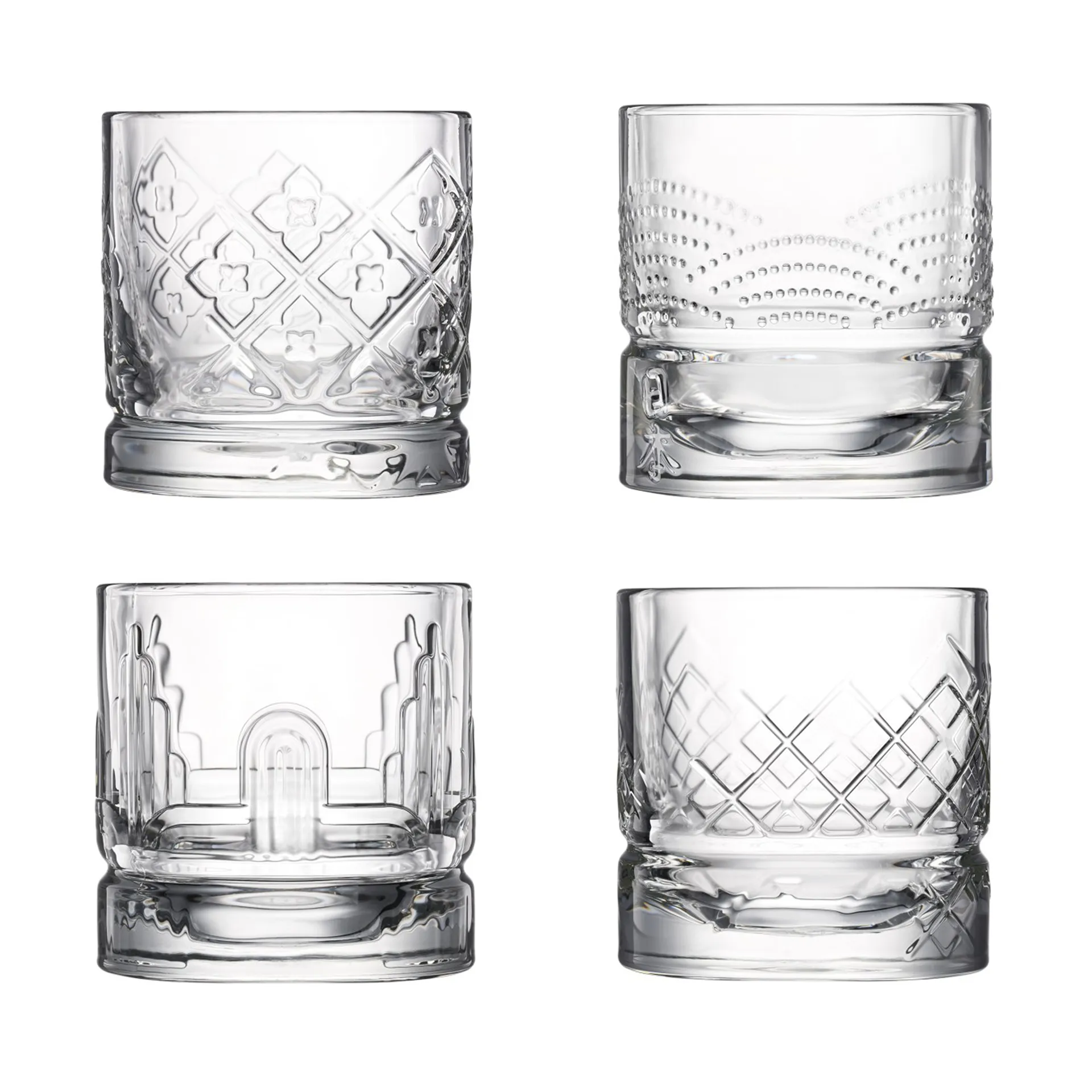 La Rochère Dandy whiskeyglas 4 dele Klar