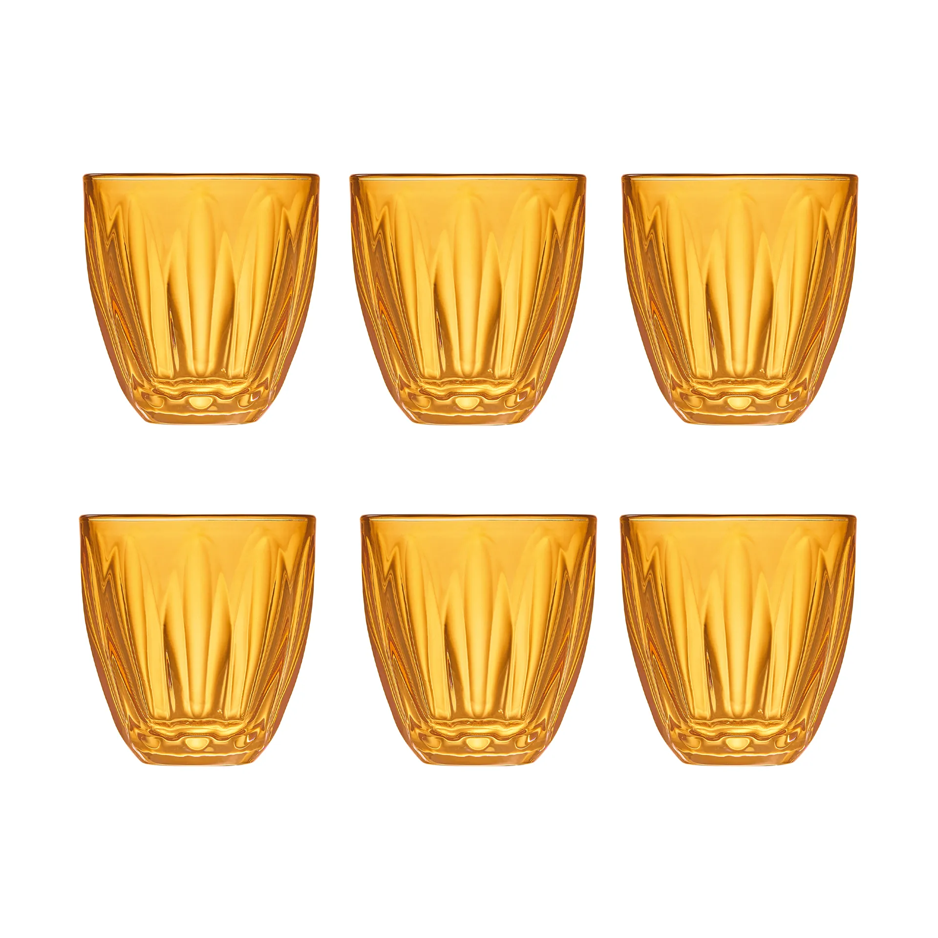 La Roch&egrave;re Lily vannglass 6-pakning Tangerine