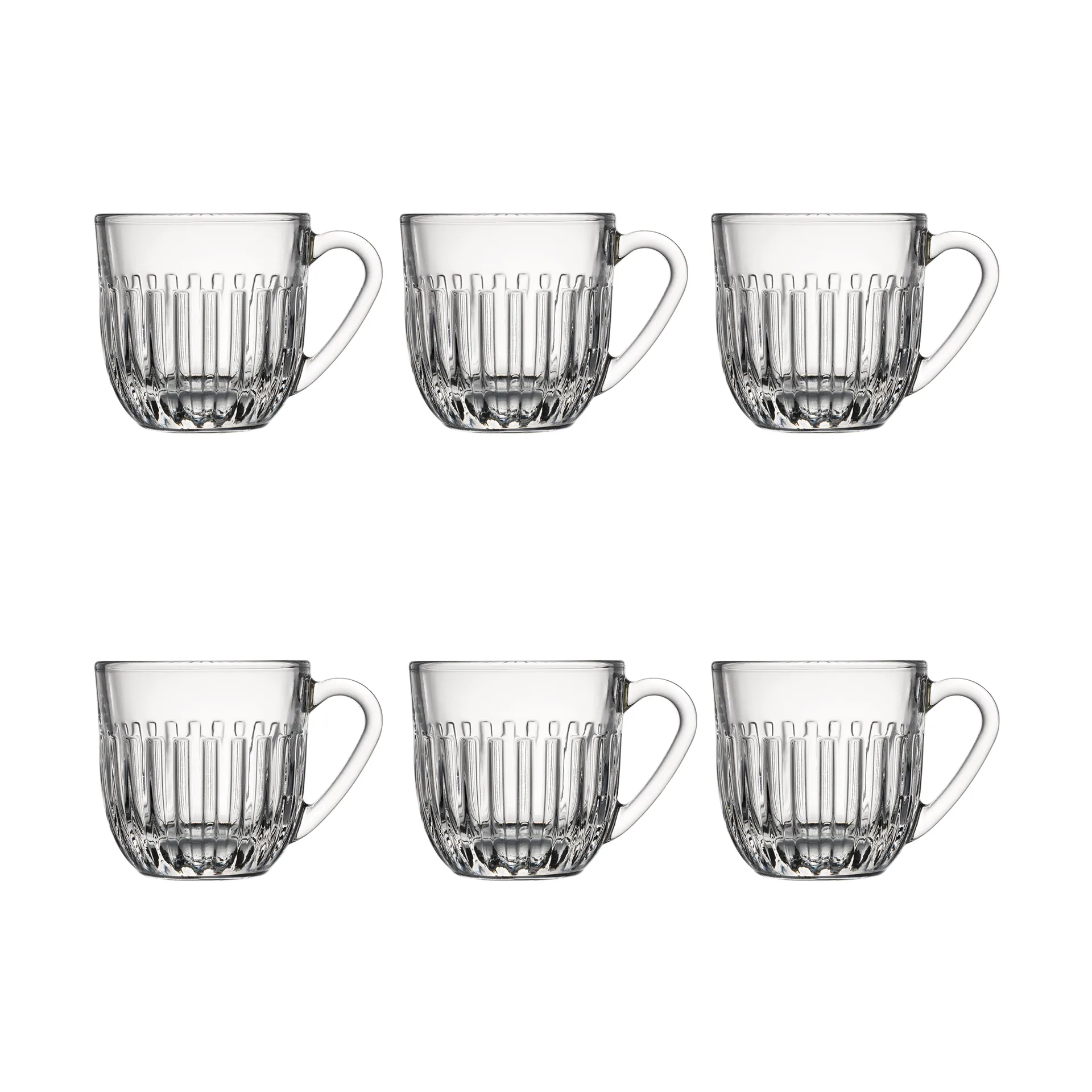 La Rochère Ouessant espressoglas 9 cl 6-pak Klar