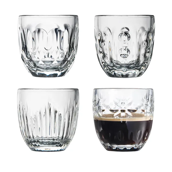 Troquet espressoglas 10 cl 4 delar, Klar