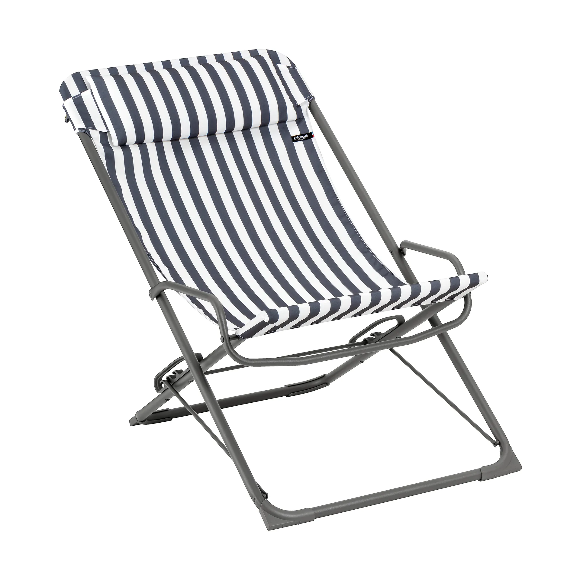 Lafuma Chaise longue Transaswing Multi Rayures Terre