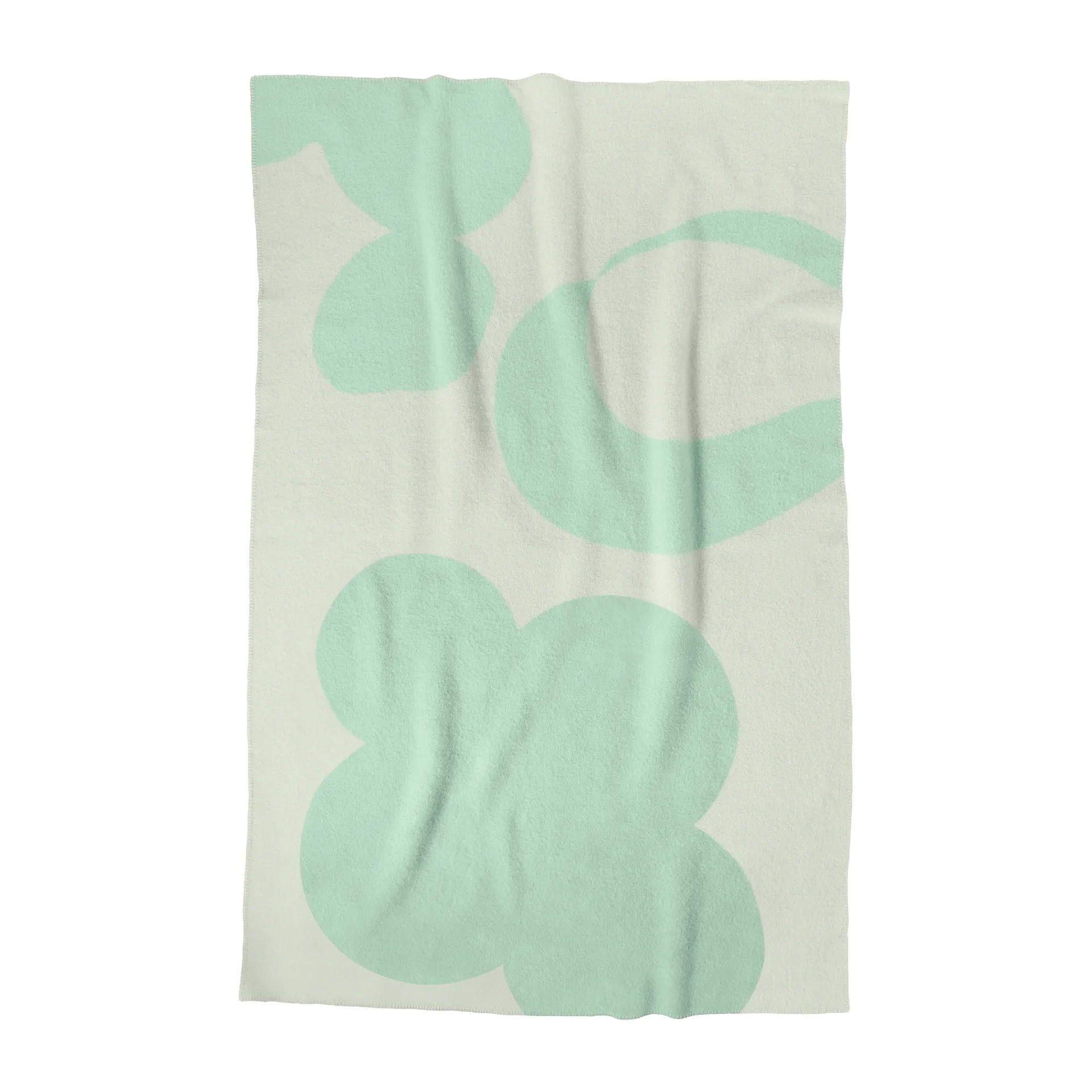 Layered Couverture en laine Anemone cm Green