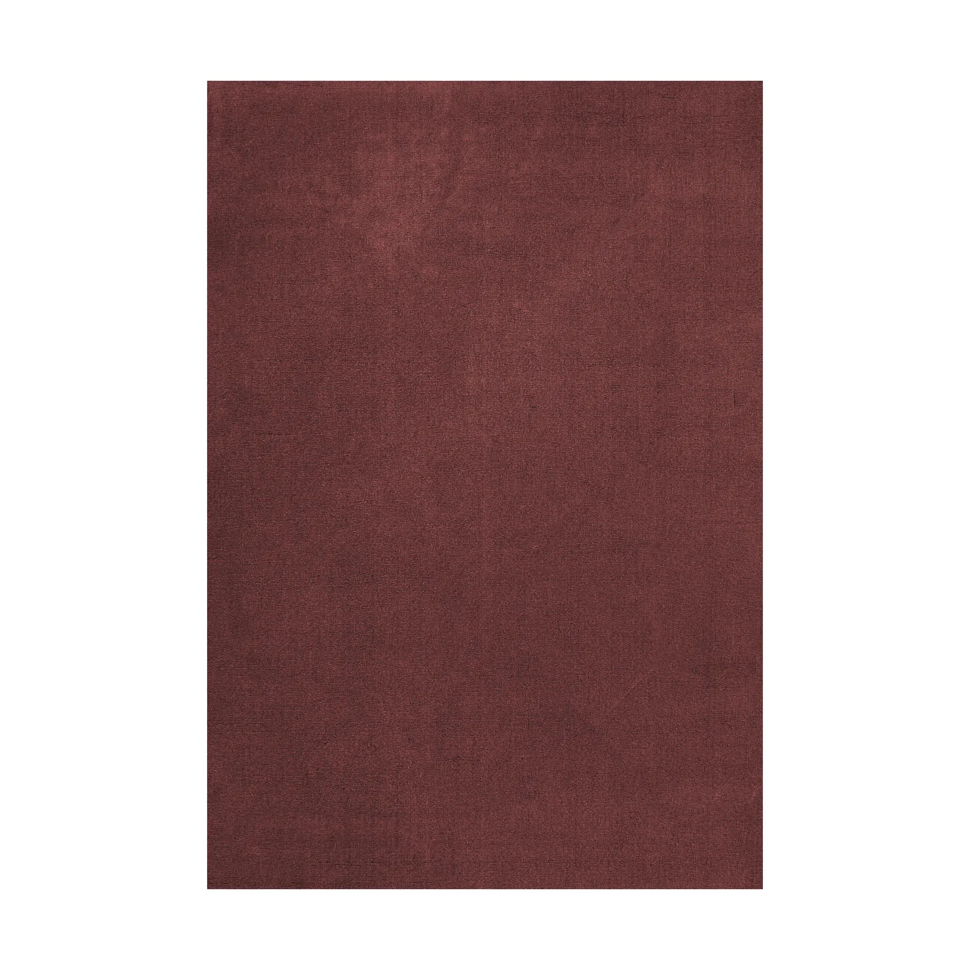 Layered Tapis en laine Solid Wool Rouge rubis, cm