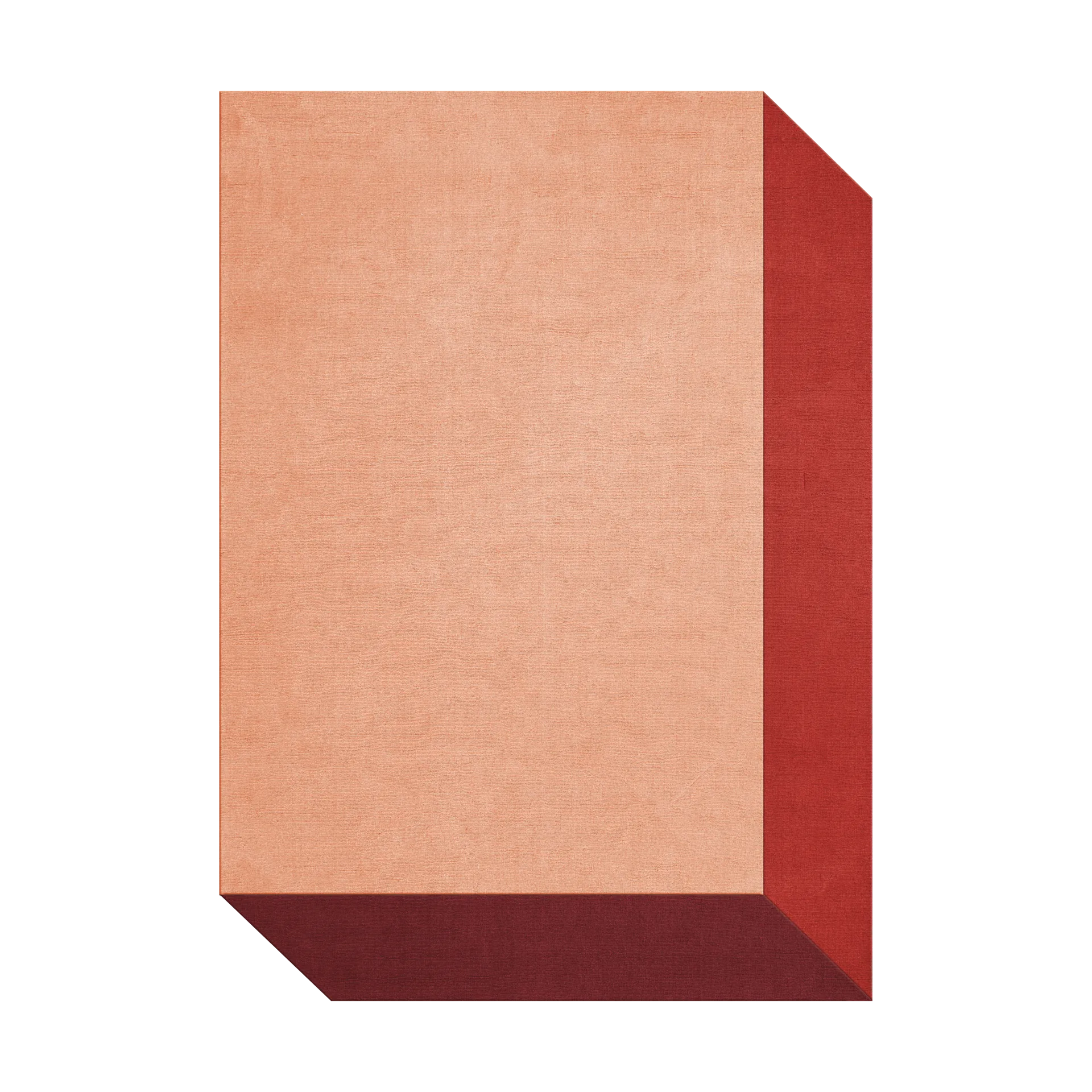 Layered Tapis en laine Teklan Box Corals, cm