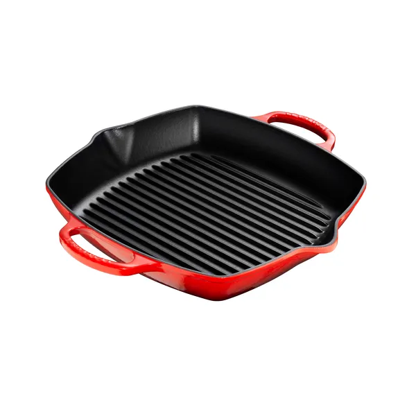 Djup kvadratisk grillpanna 30 cm, Cerise