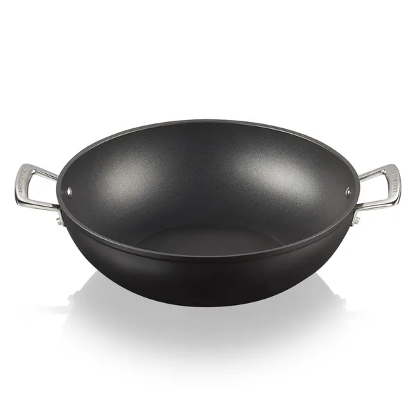 Le Creuset aluminium wokpanna, 32 cm