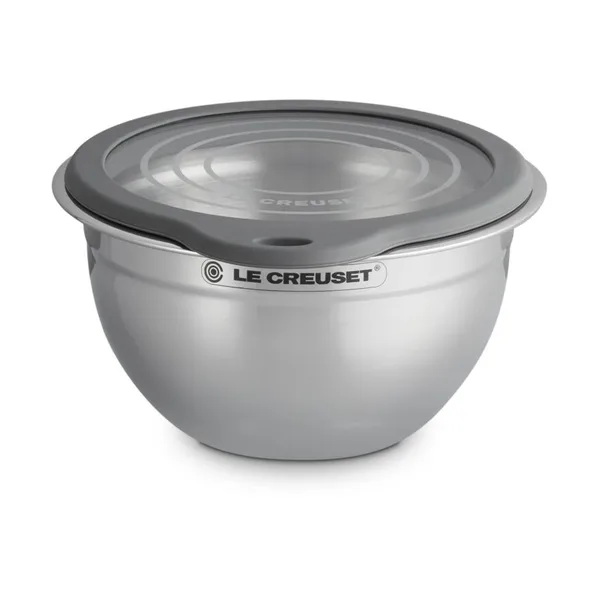 Le Creuset blandingsskål med glaslock, 19 cm