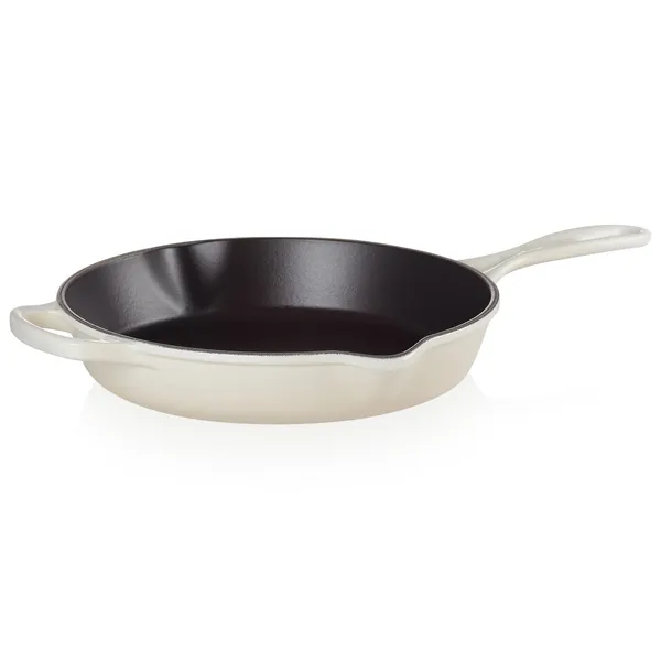 Le Creuset djup stekpanna gjutjärnshandtag 26 cm, Meringue