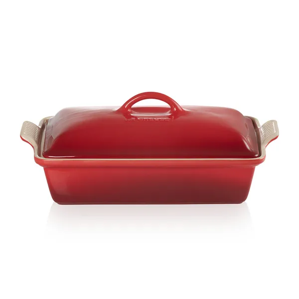 Le Creuset Heritage ugnsform med lock 3.8 l, Cerise