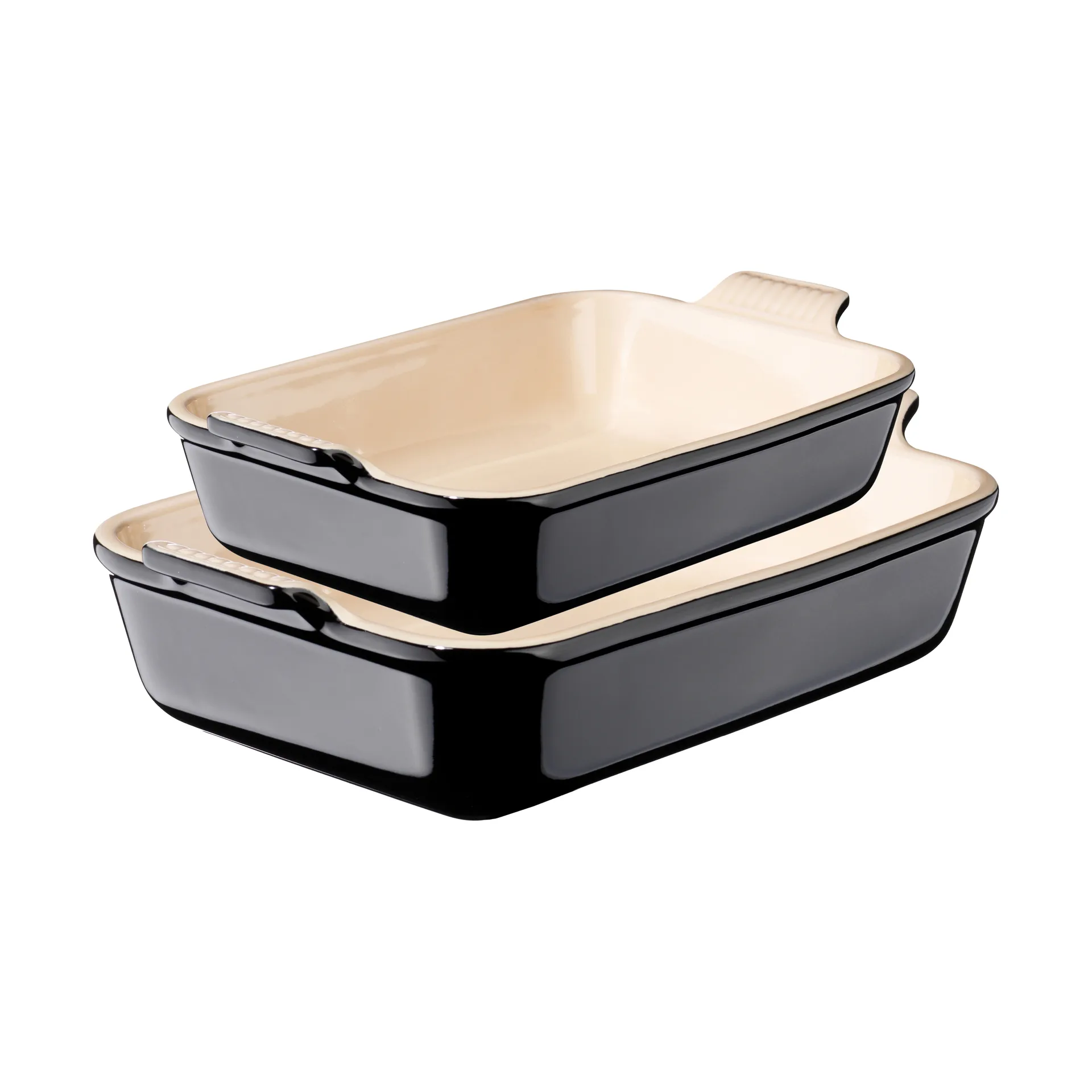Le Creuset Le Creuset Heritage ugnsformsset 2 delar - Black