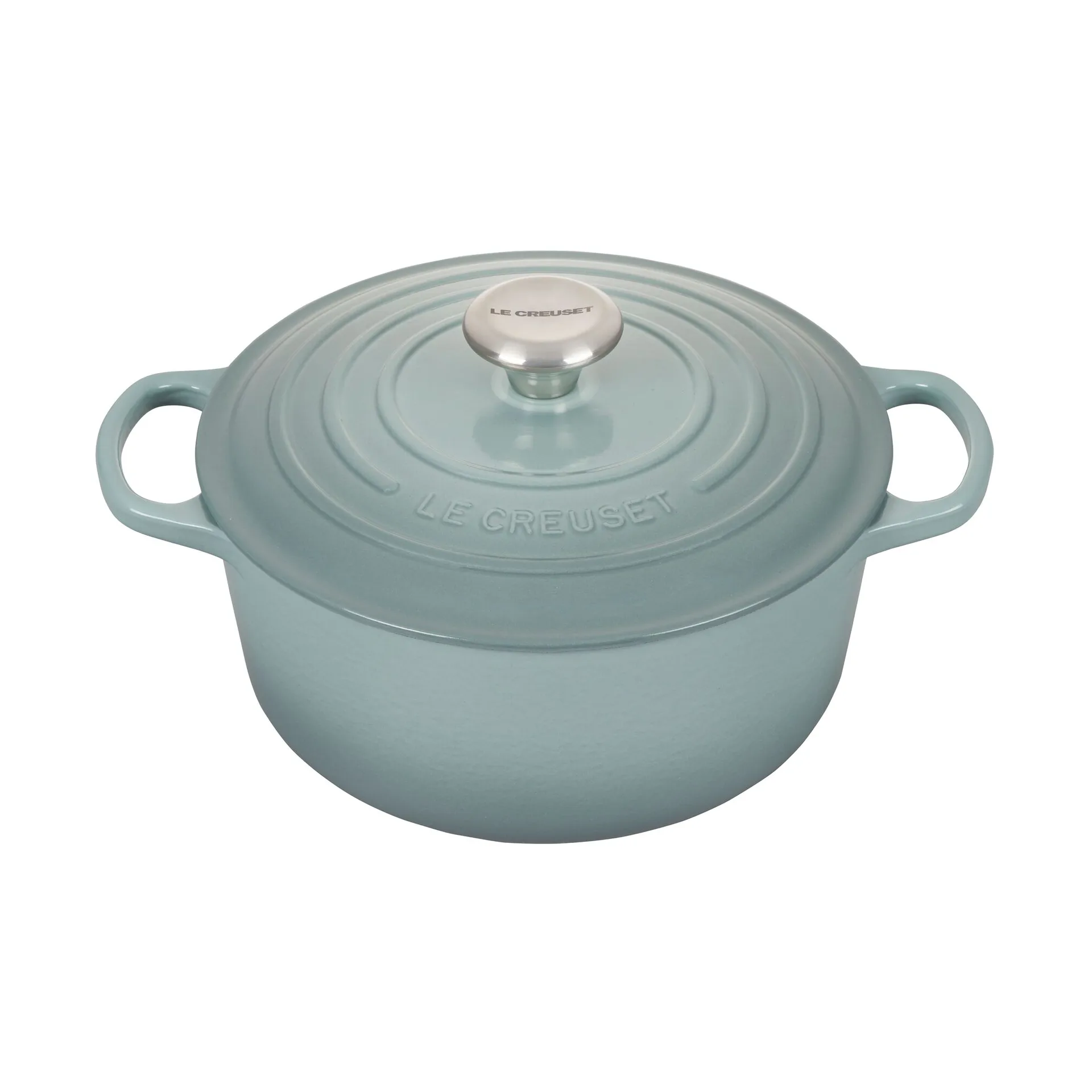Le Creuset Le Creuset Signature rund gryta 4,2 l Sea Salt