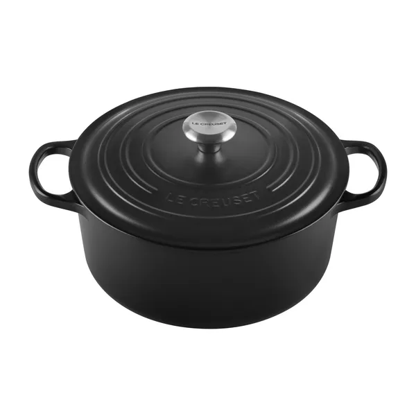 Le Creuset Signature rund gryta 6,7 l, Matte