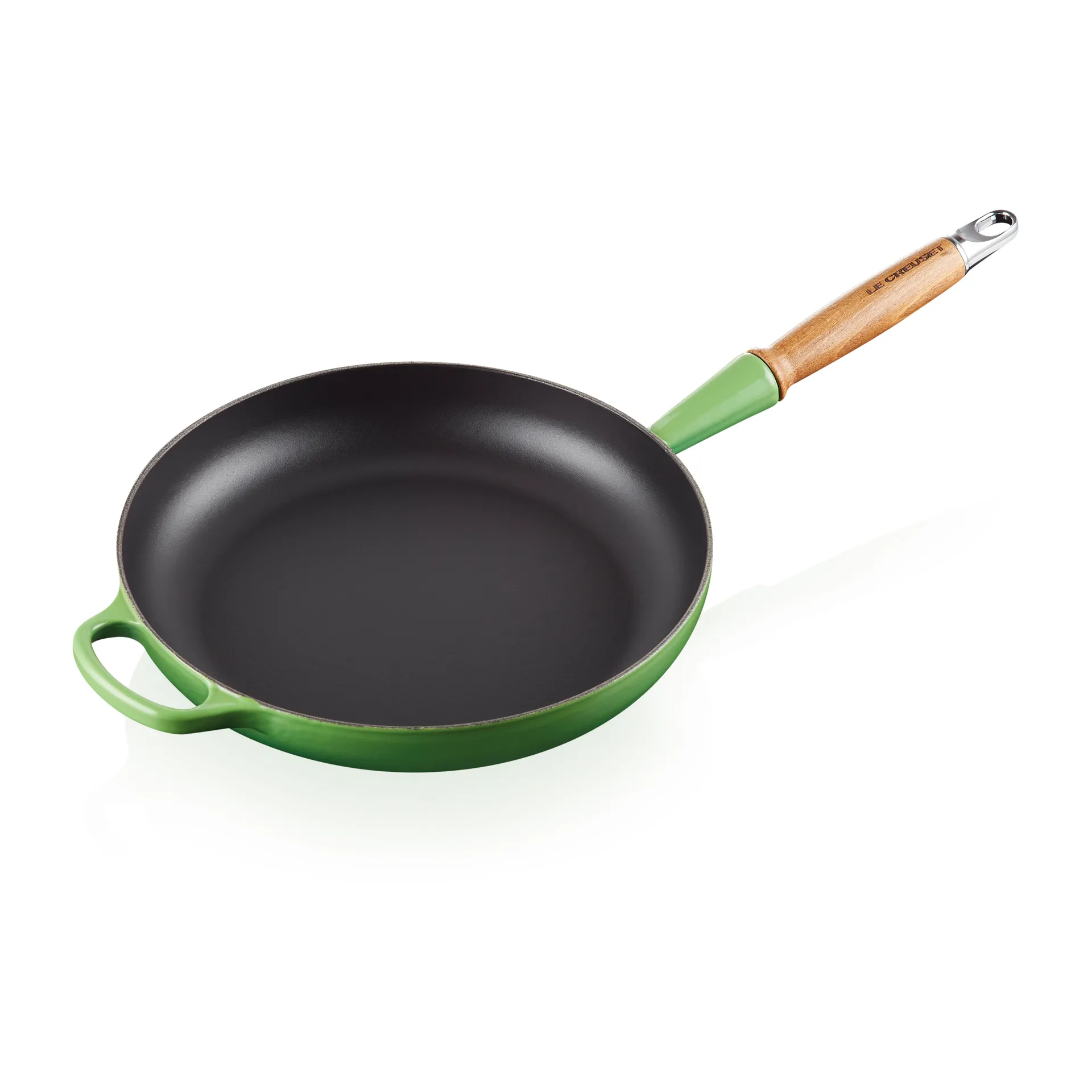 Le Creuset Le Creuset Signature stekpanna trähandtag 28 cm Bamboo Green