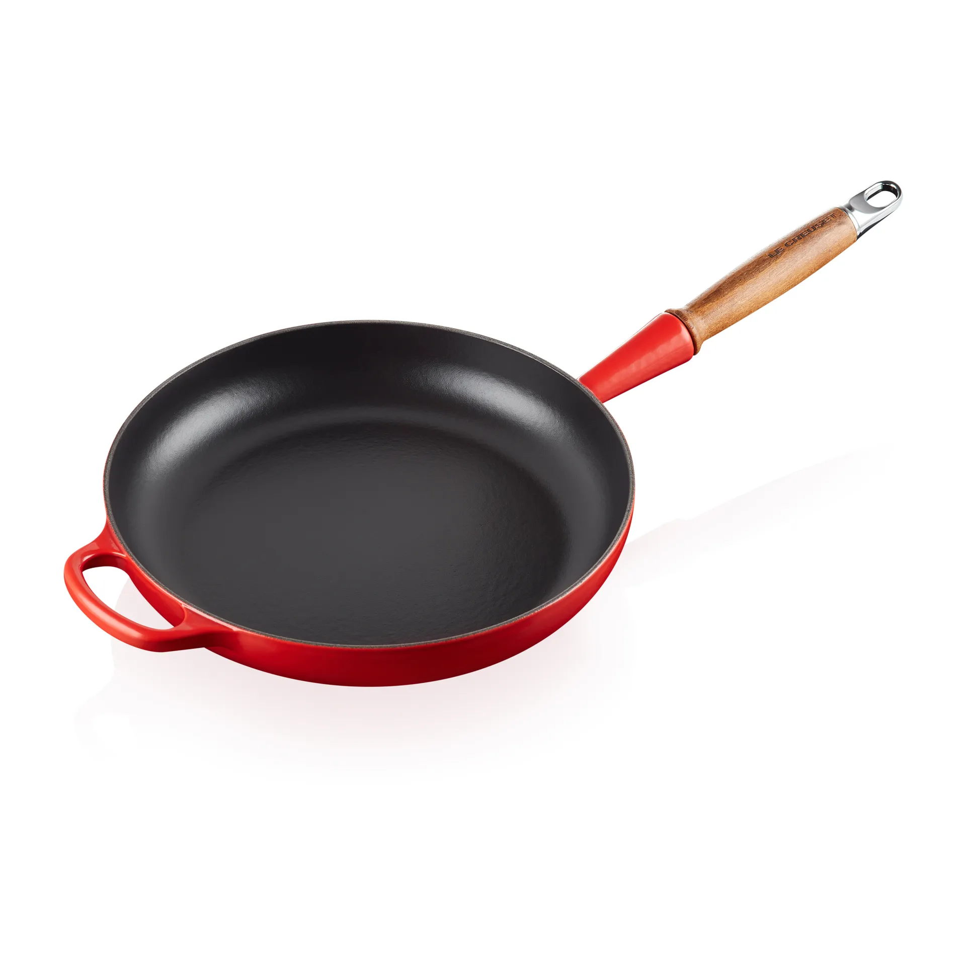 Le Creuset Le Creuset Signature stekpanna trähandtag 28 cm Cerise