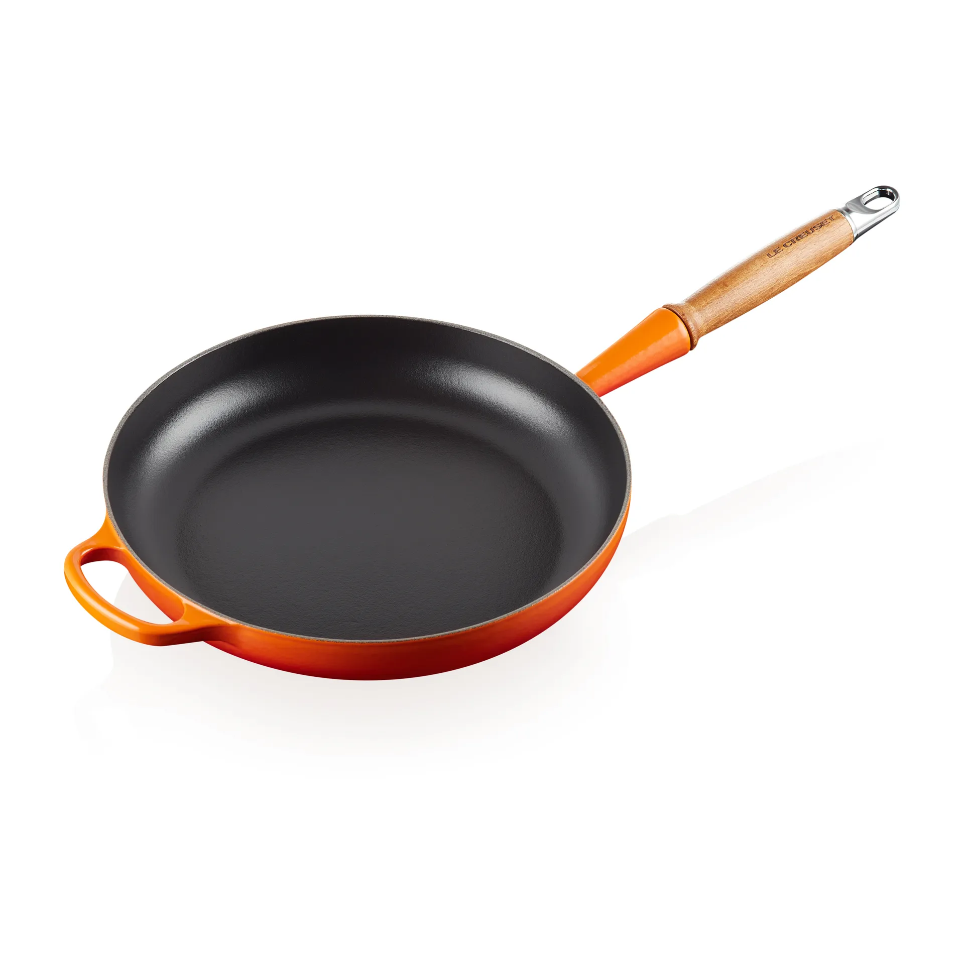 Le Creuset Le Creuset Signature stekpanna trähandtag 28 cm Flame