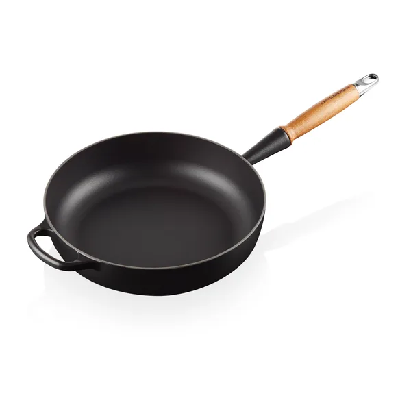Le Creuset Signature traktörpanna trähandtag 28 cm, Matte