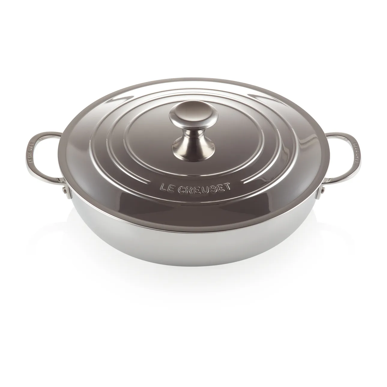 Le Creuset Signature 3-Ply l&aring;g gryta med lock 4,8 l
