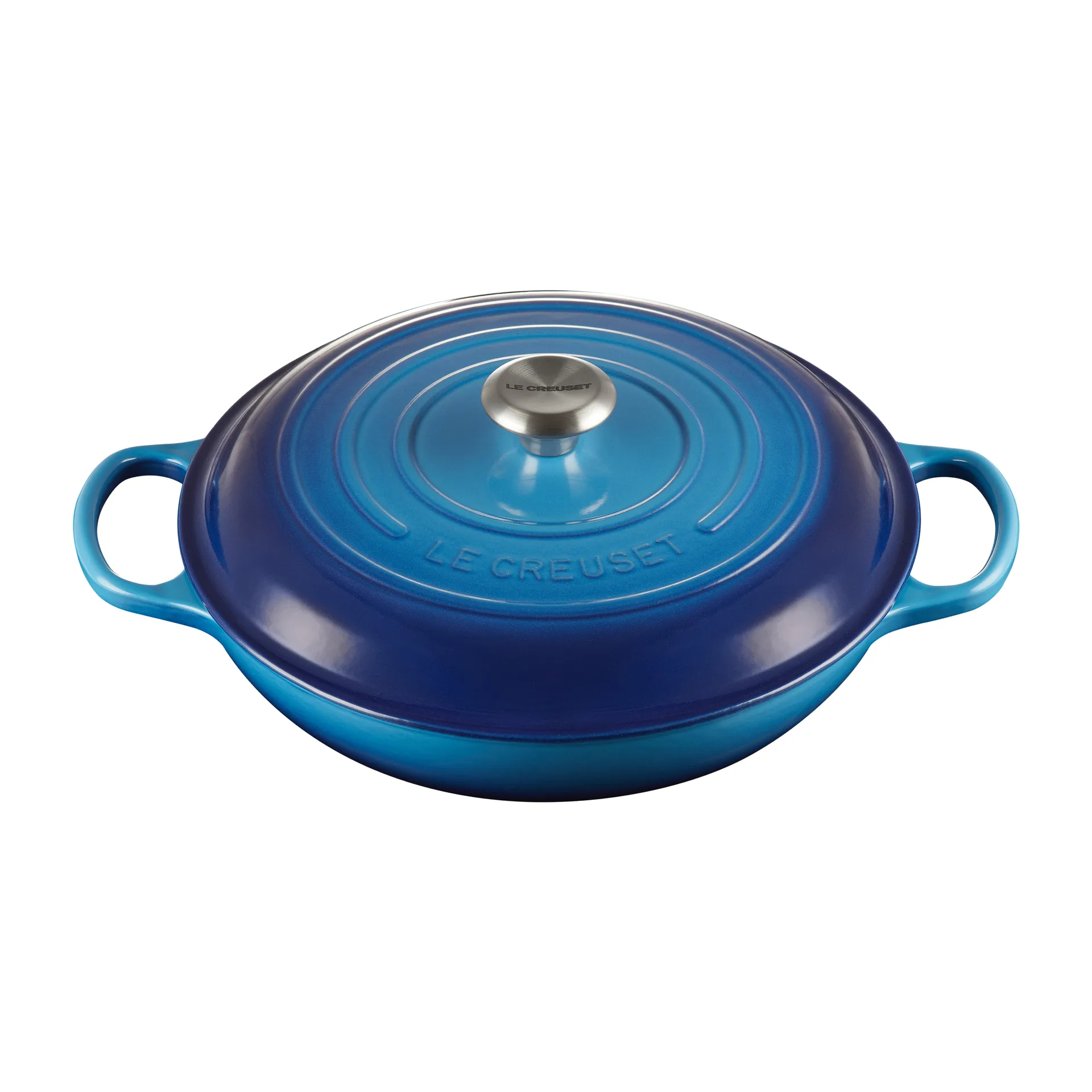 Le Creuset Signature buff&eacute;tgryta 3,5 l Azure blue