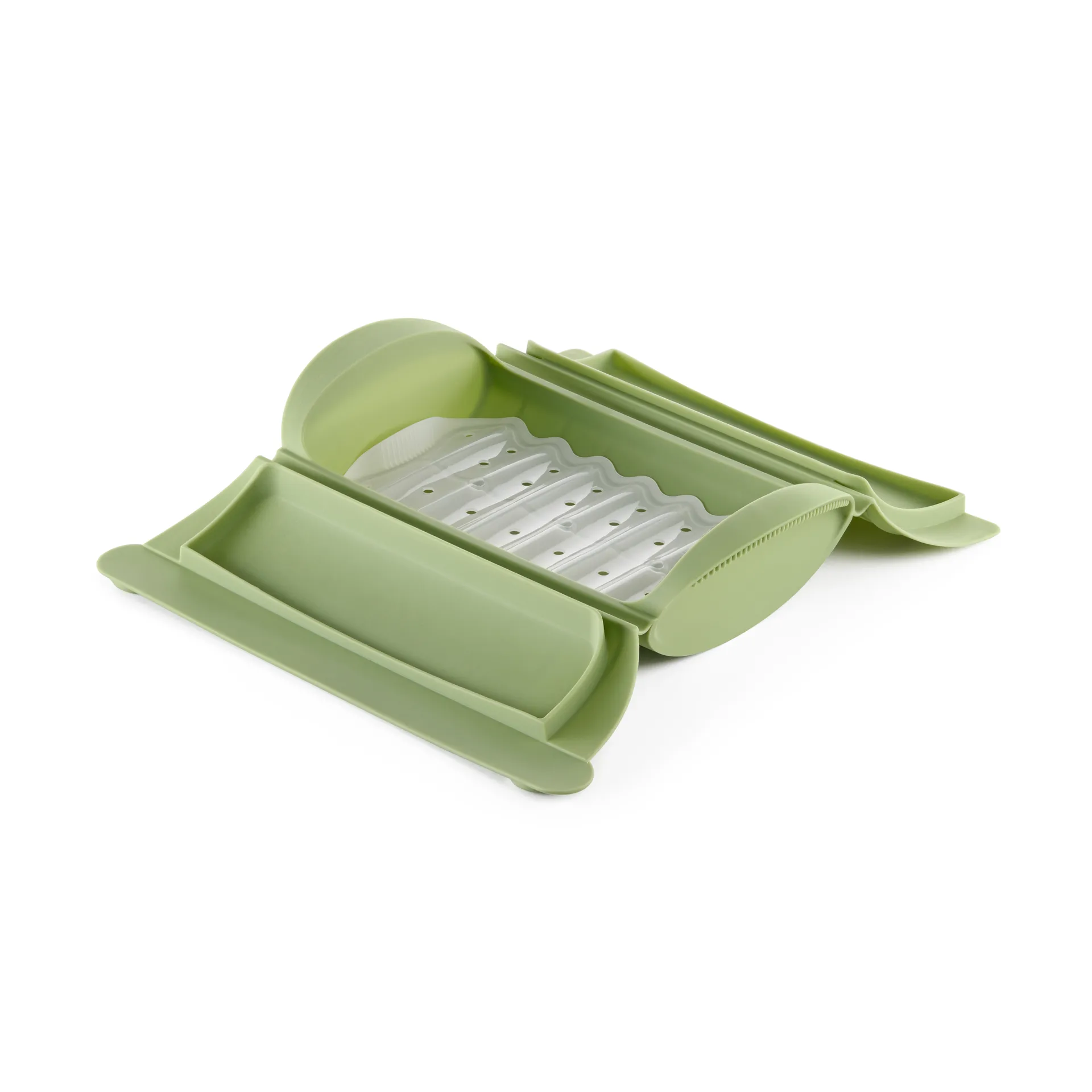 Lékué Cuiseur vapeur Lékué Vert, avec plateau, lot de 2