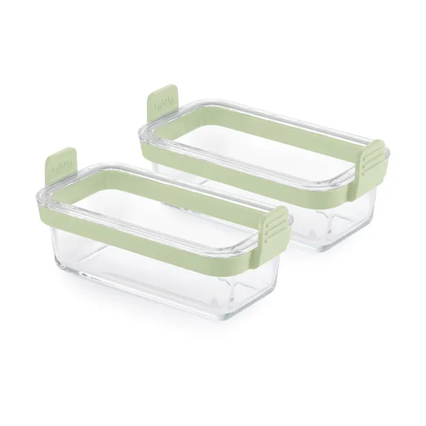 Lékué Air fryer rektangulär glasform 2-pack