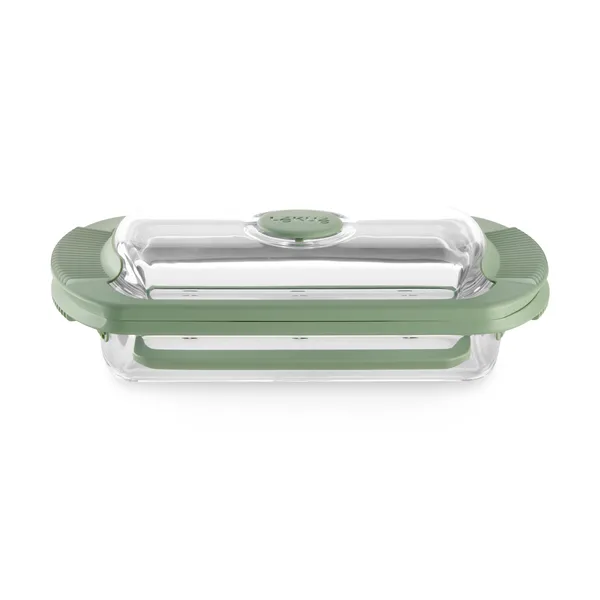 Lékué ångkokare, Transparent, glas, 2-pack
