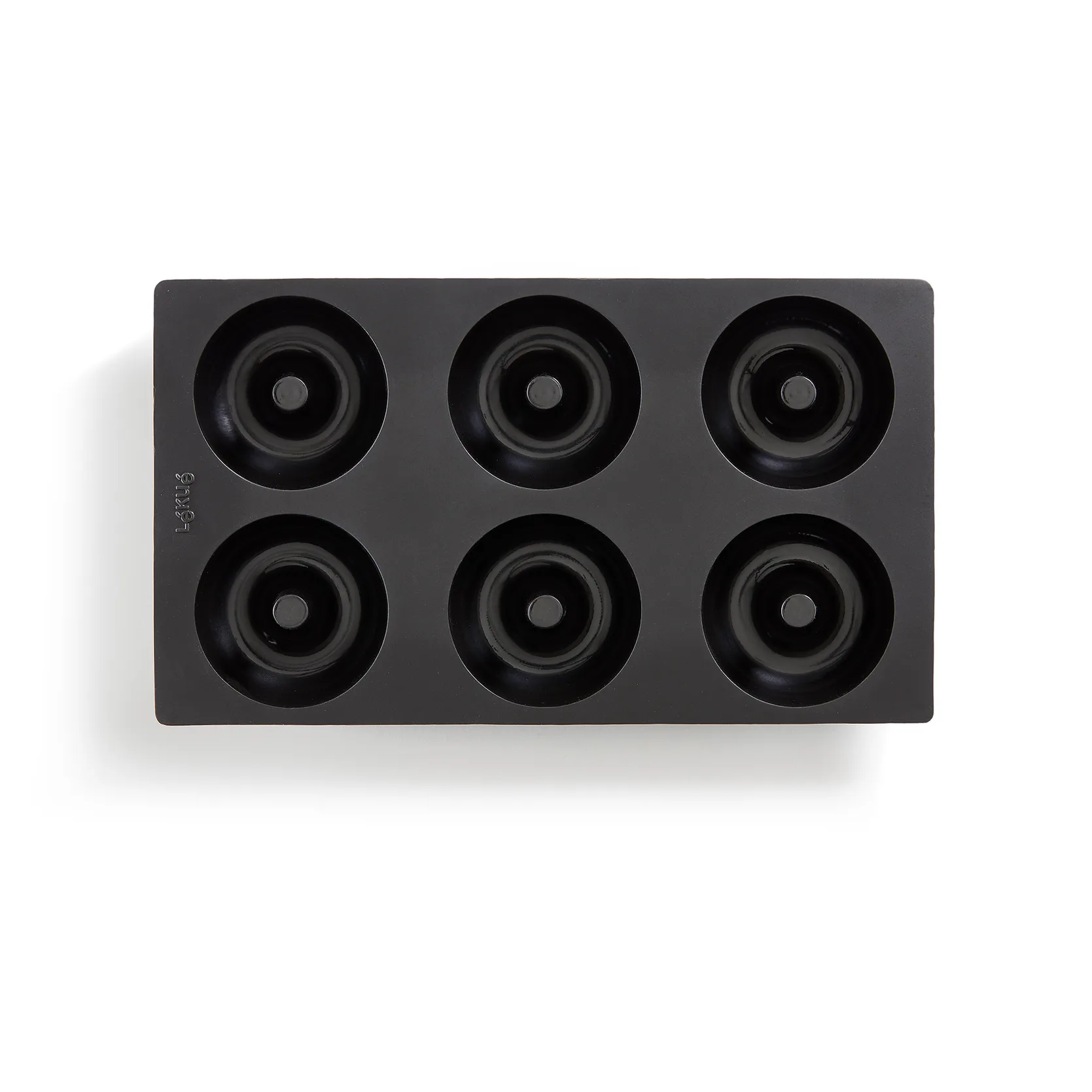 Lékué Lékué donutsform silikone 6 stk Sort