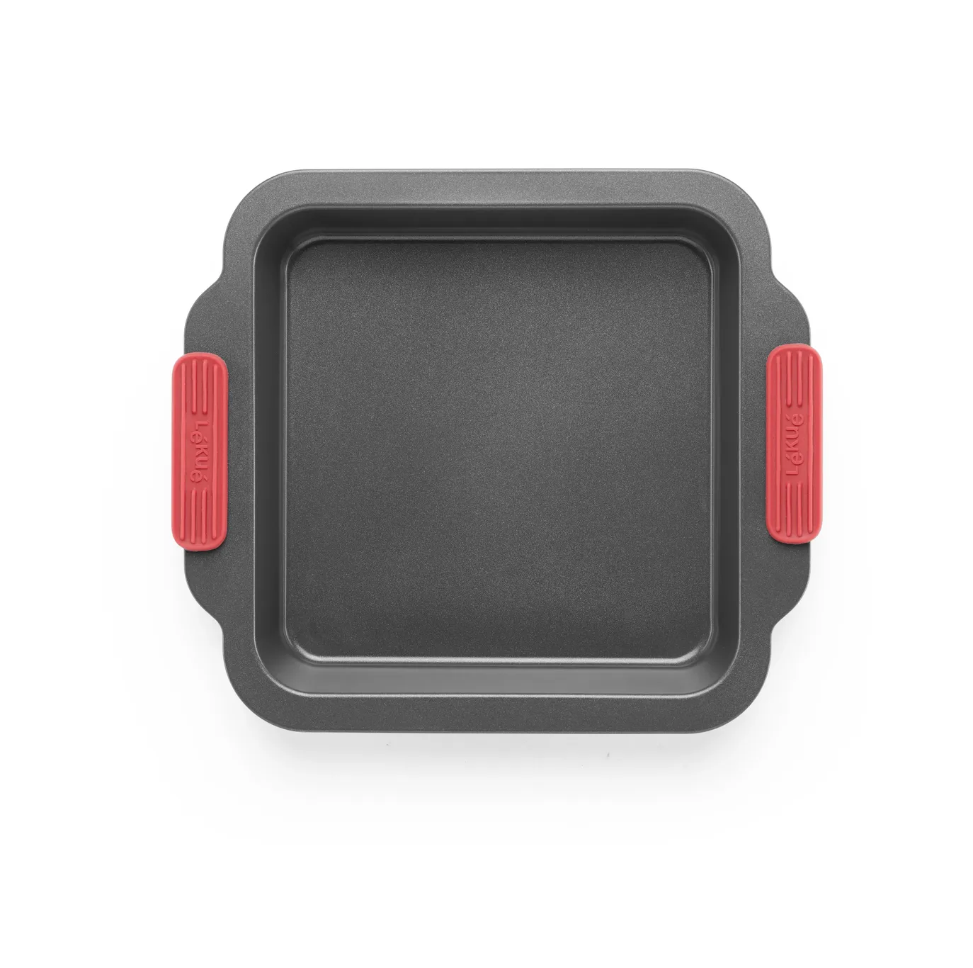 Lékué Lékué firkantet ovnfast fad non stick Rød