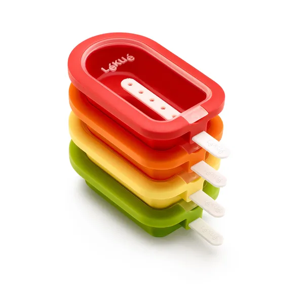 Lékué mini isglassformar stapelbara 4 delar, Mixat