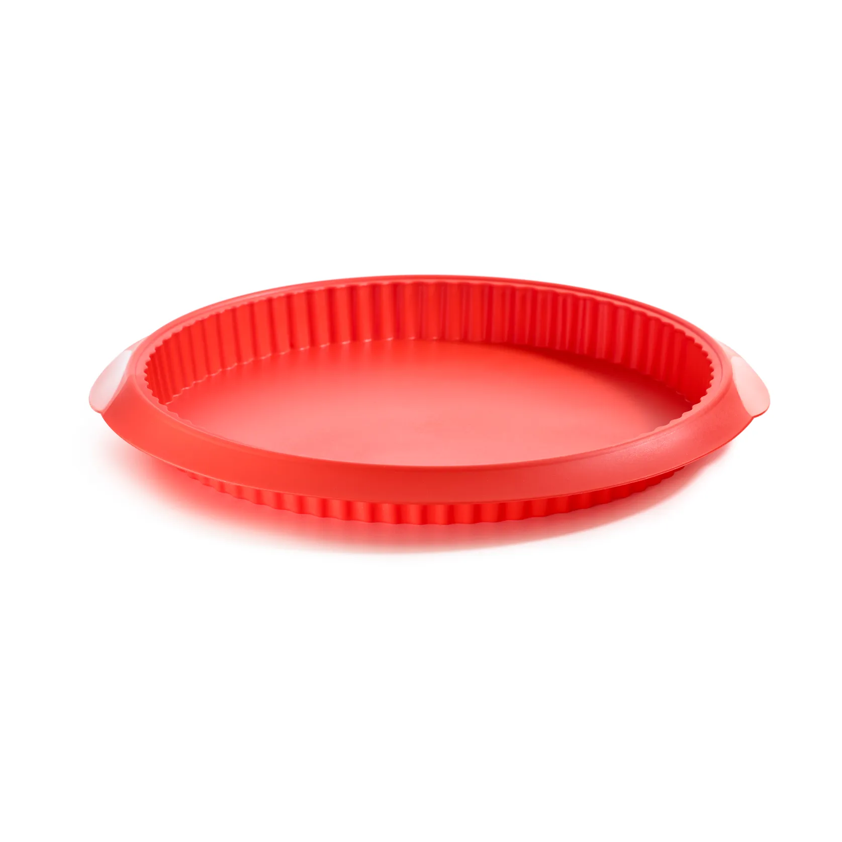 L&eacute;ku&eacute; L&eacute;ku&eacute; quiche pajform silikon &Oslash;28 cm R&ouml;d