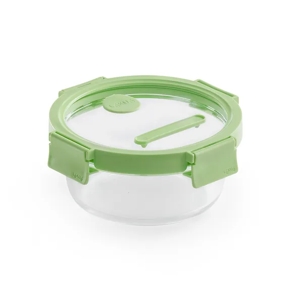 Lékué rund matlåda glas 0,65 L