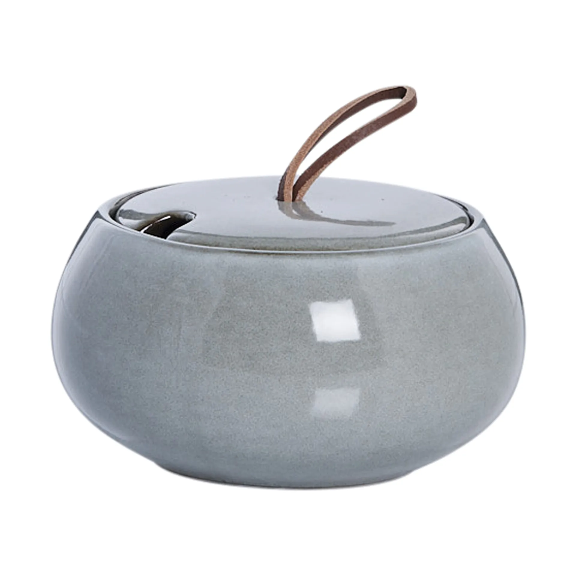 Lene Bjerre Amera sukkerskål med låg Ø13 cm Grey